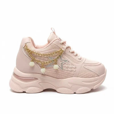 Pink High Heel Female Joggers