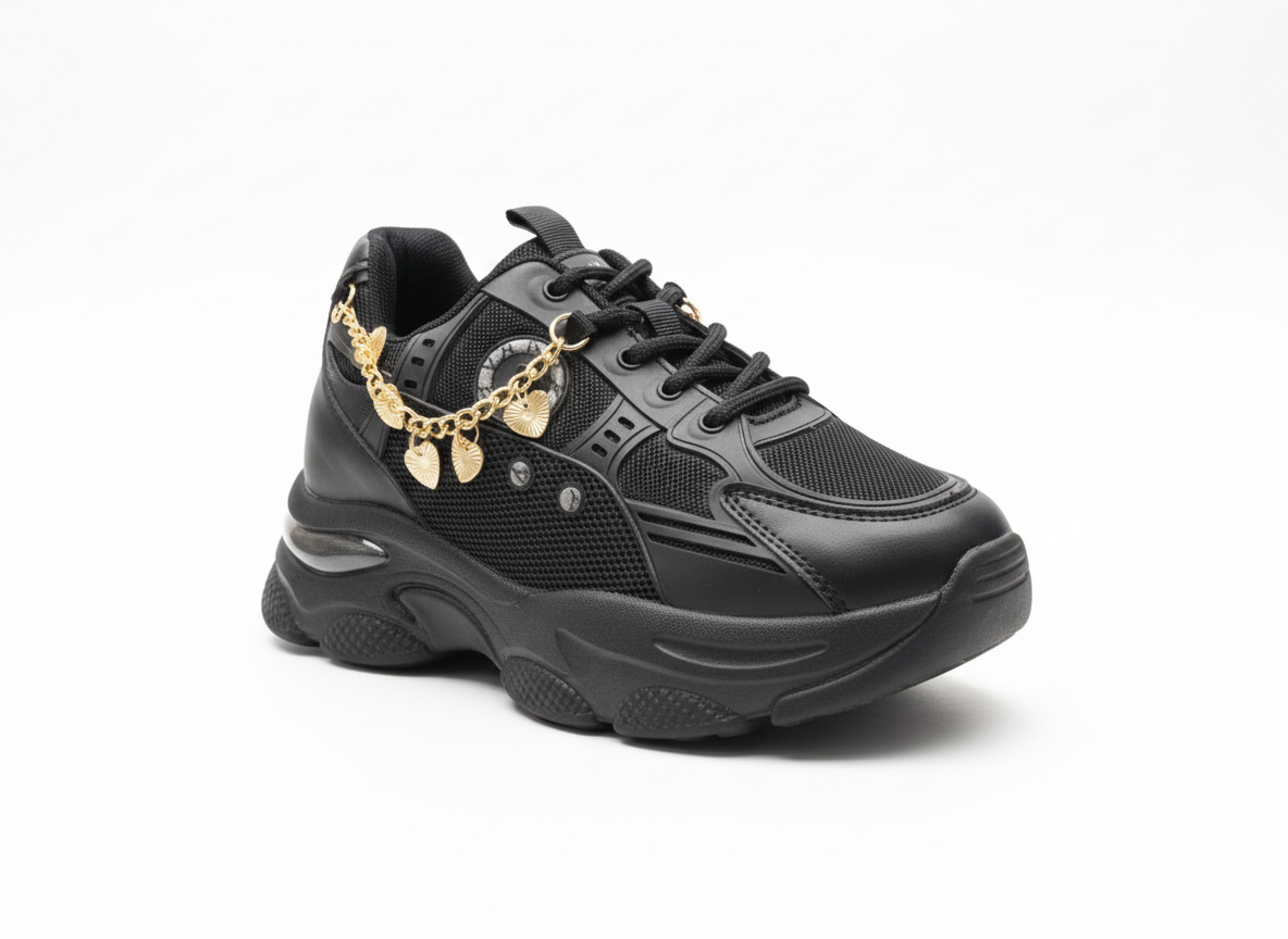 Black High Heel Female Joggers