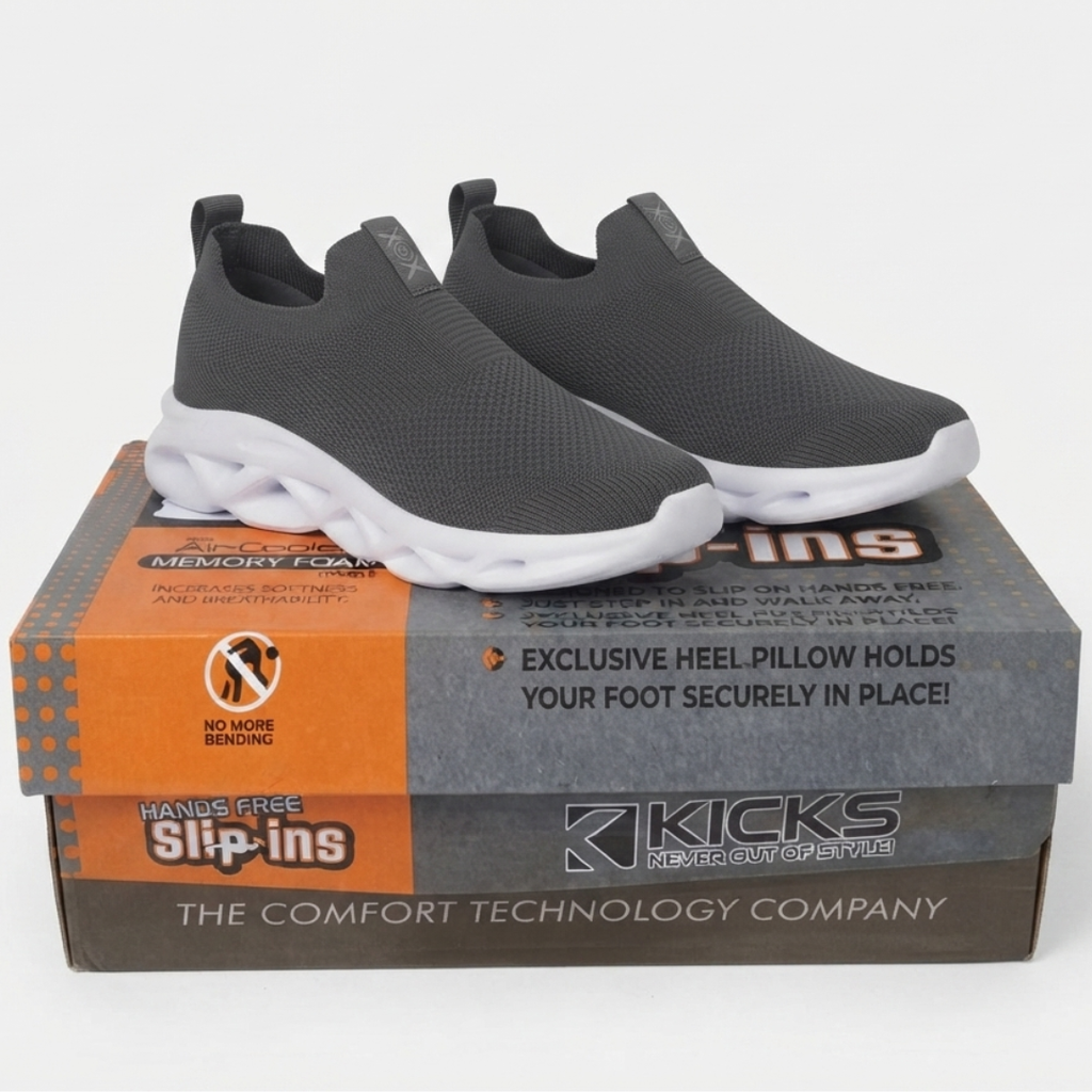 Men's Ultra Soft Lightweight Slip-On Walking Shoes (Kicks)