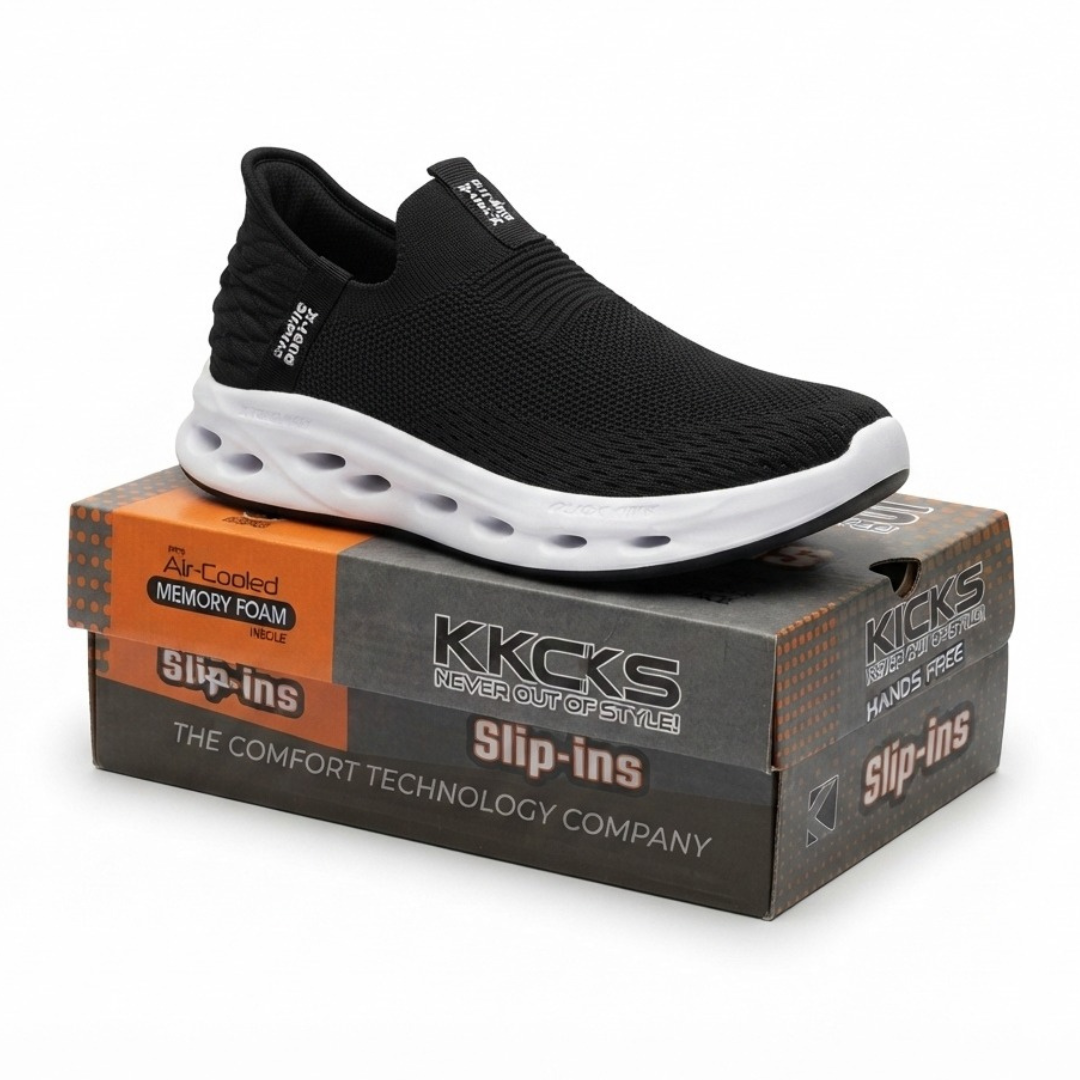 Men's Ultra Soft Lightweight Slip-On Walking Shoes (Kicks)