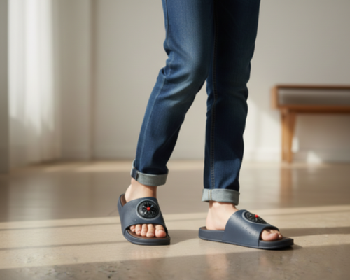 Compass Comfort Men’s Chappal – Premium Daily Wear Slides