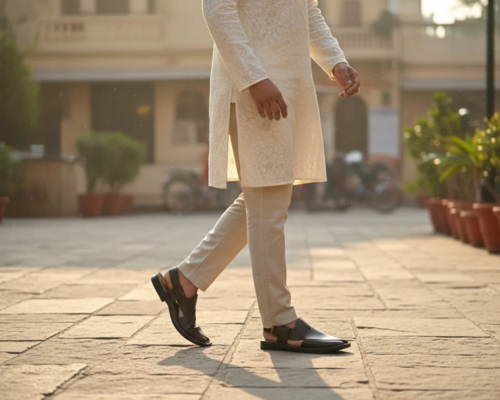 STARTLET™ Premium Leather Peshawari Chappal