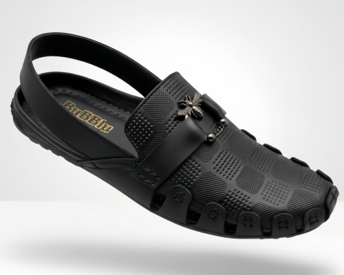 Signature Luxe Leather Sandal – Classic Brown Edition
