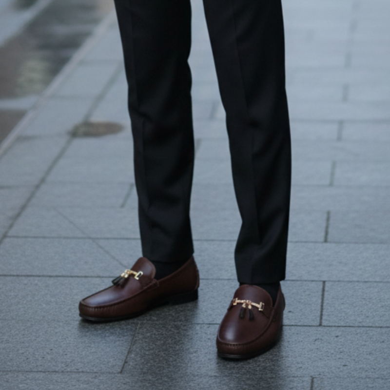 MEN'S LAOFERS BROWN