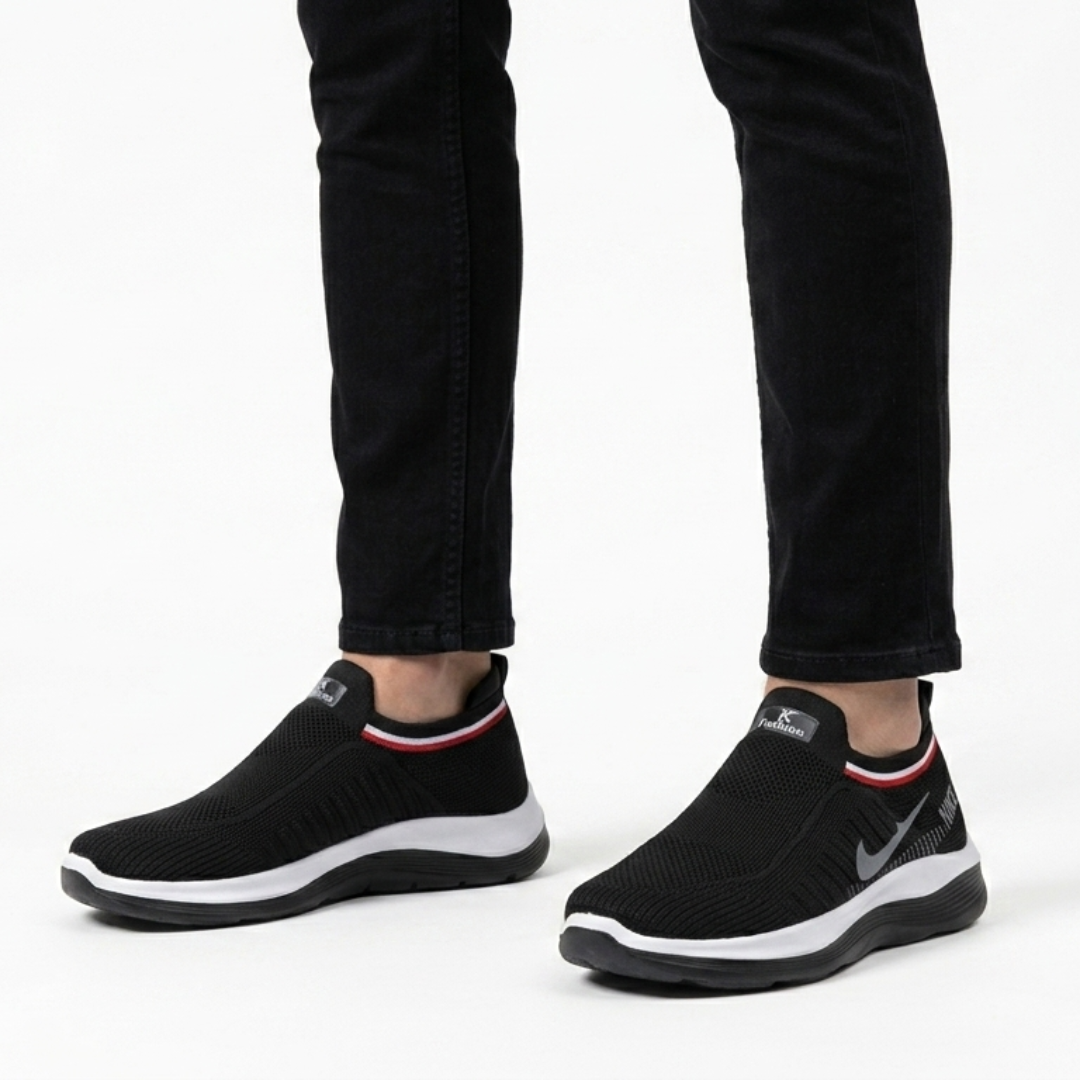 Men's Premium Knit Slip-On Walking Shoes (NK)