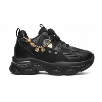 Black High Heel Female Joggers